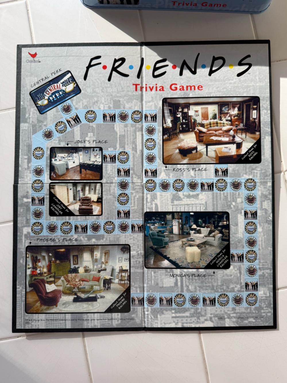 FRIENDS Trivia Board Game Collectors Cardinal Games TV Show 90s Y2K - Picture 11 of 13